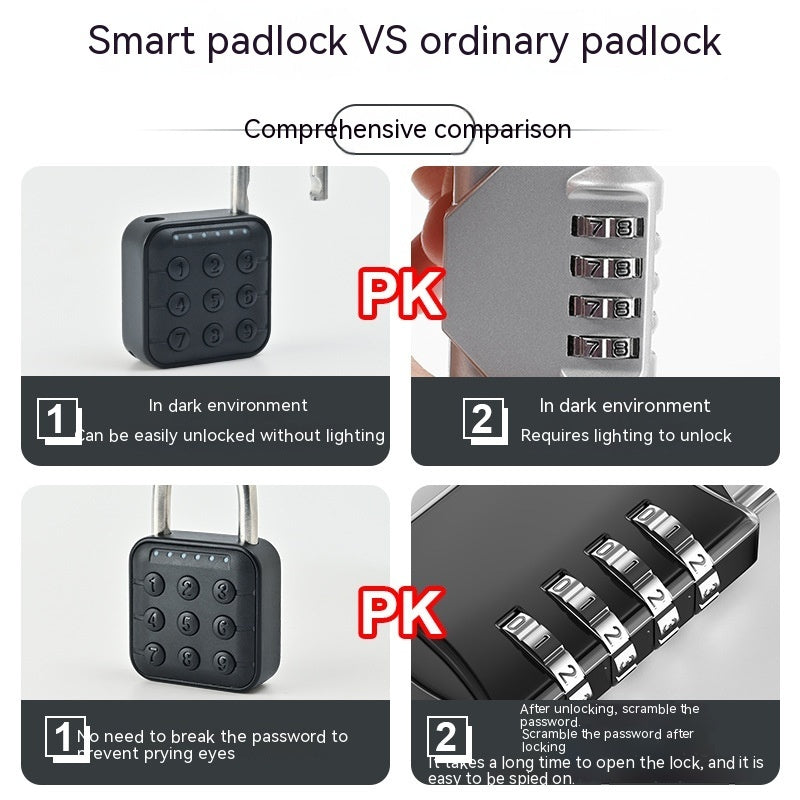 Fingerprint Lock Padlock Household