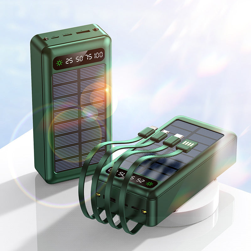 Solar With Cable Power Bank
