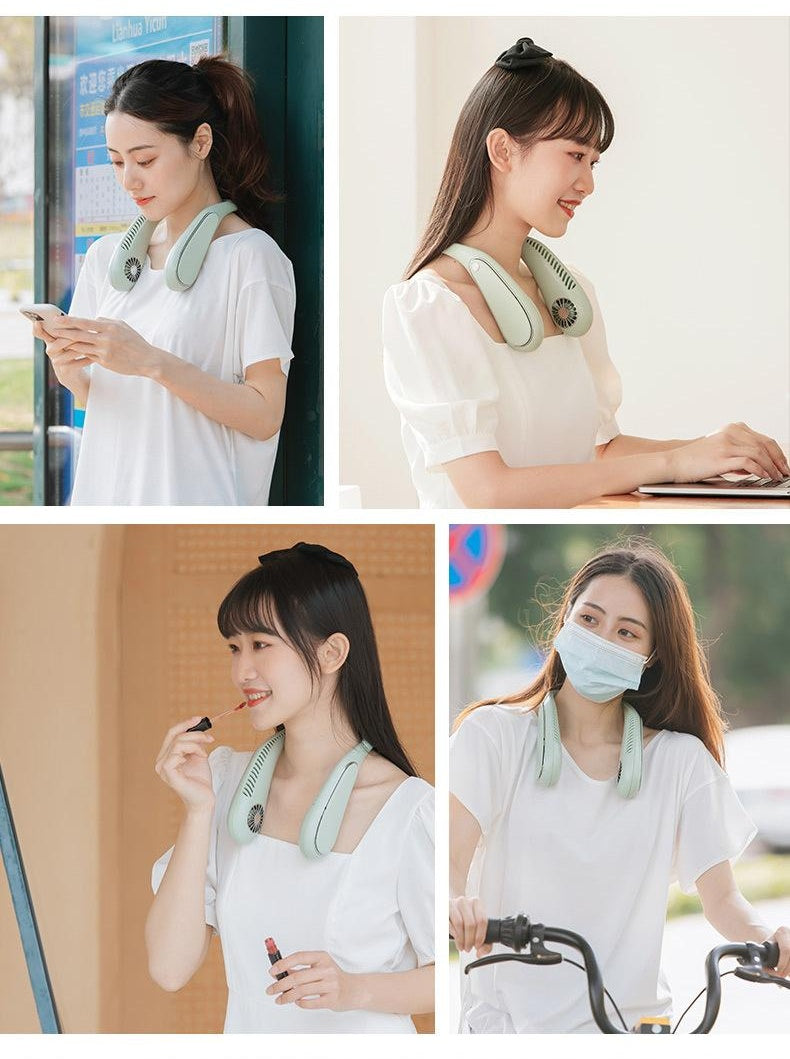 Portable Mini USB Charging Leafless Fan