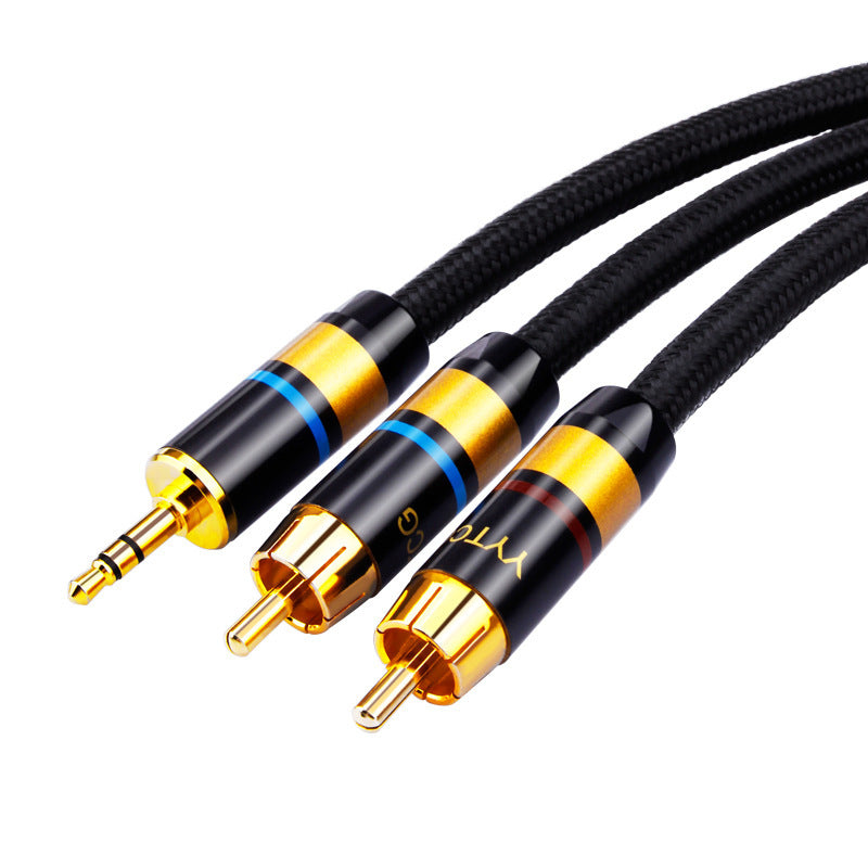 3.5mm To 2RCA Computer Audio Cable