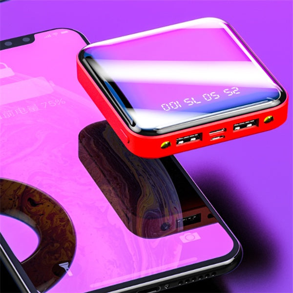 Portable Mirror Digital Display Power Bank