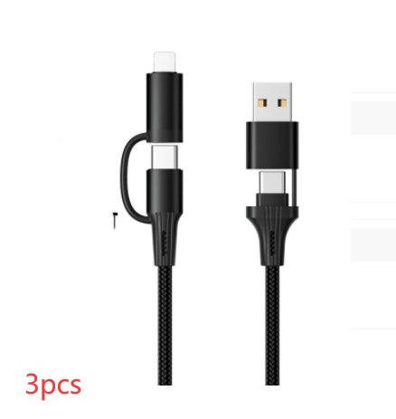 60W Multi-head Charging Cable