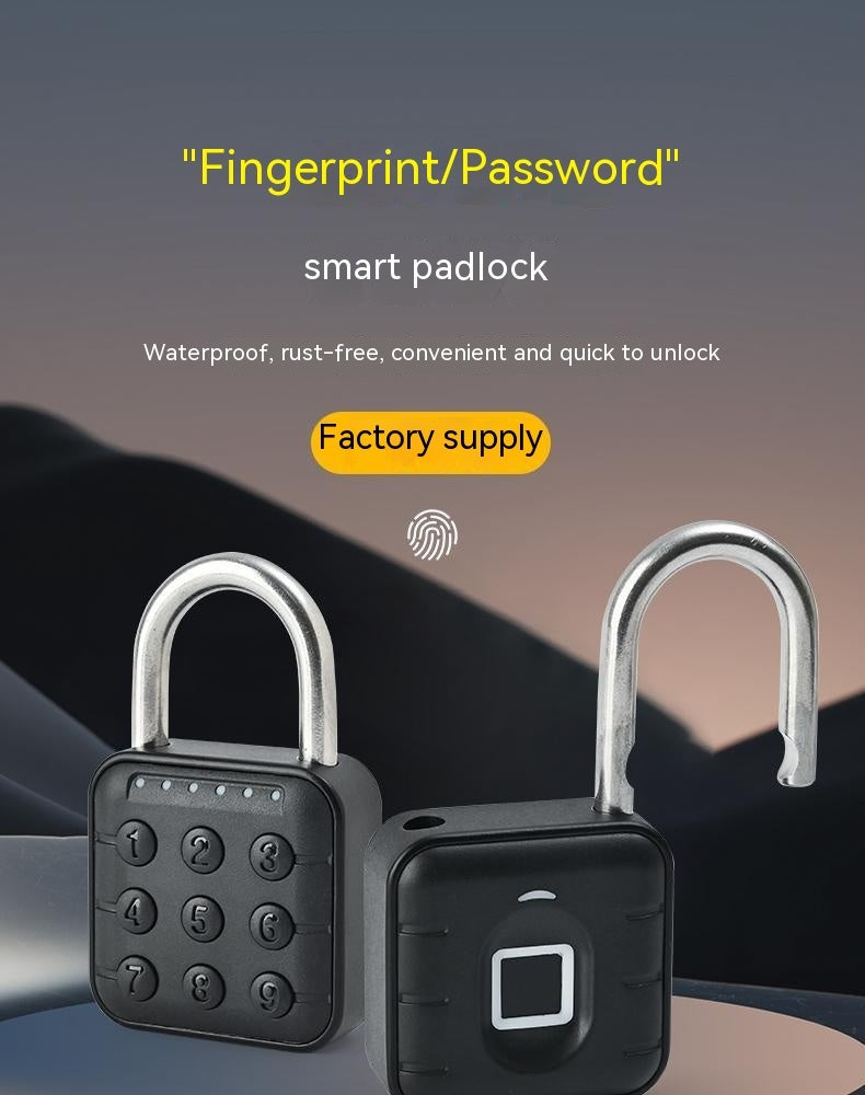 Fingerprint Lock Padlock Household