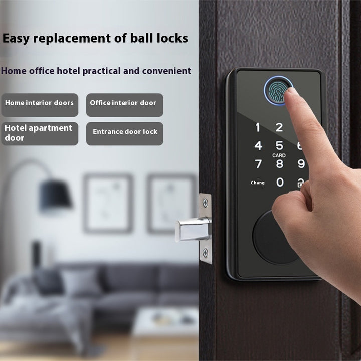 Lock Wooden Door Fingerprint Lock