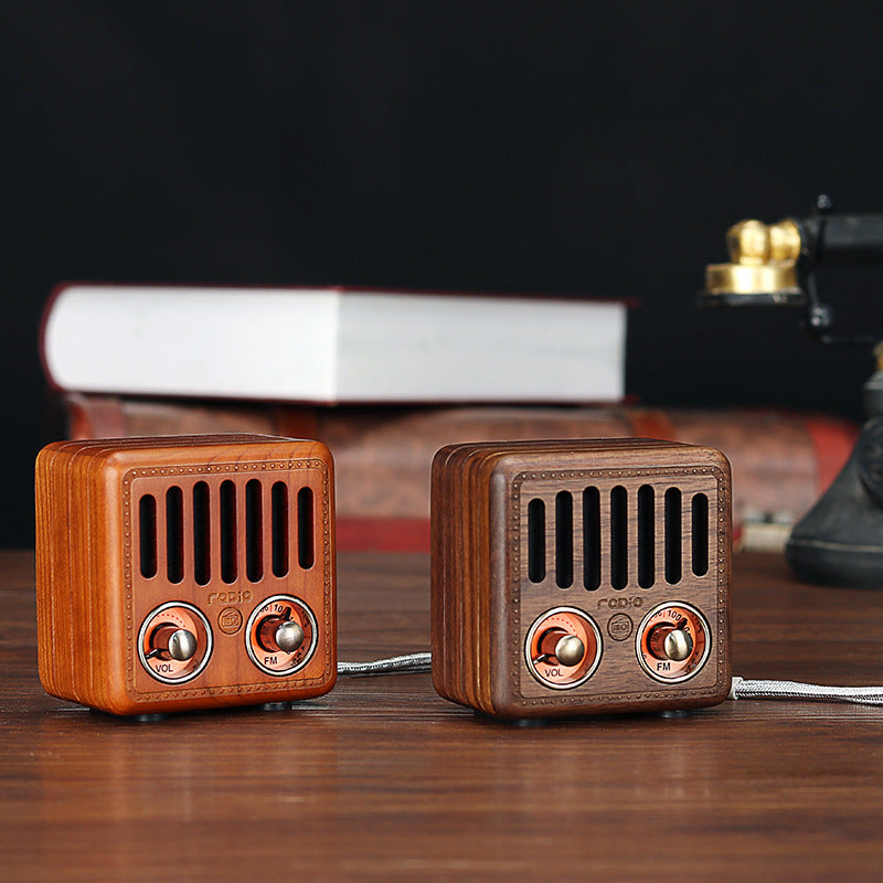 Wooden Bluetooth Speakers Retro