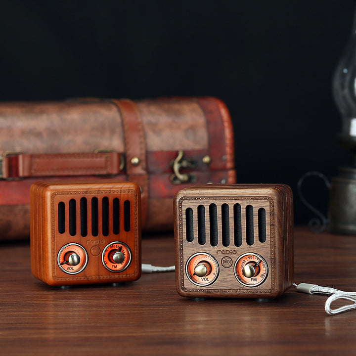 Wooden Bluetooth Speakers Retro