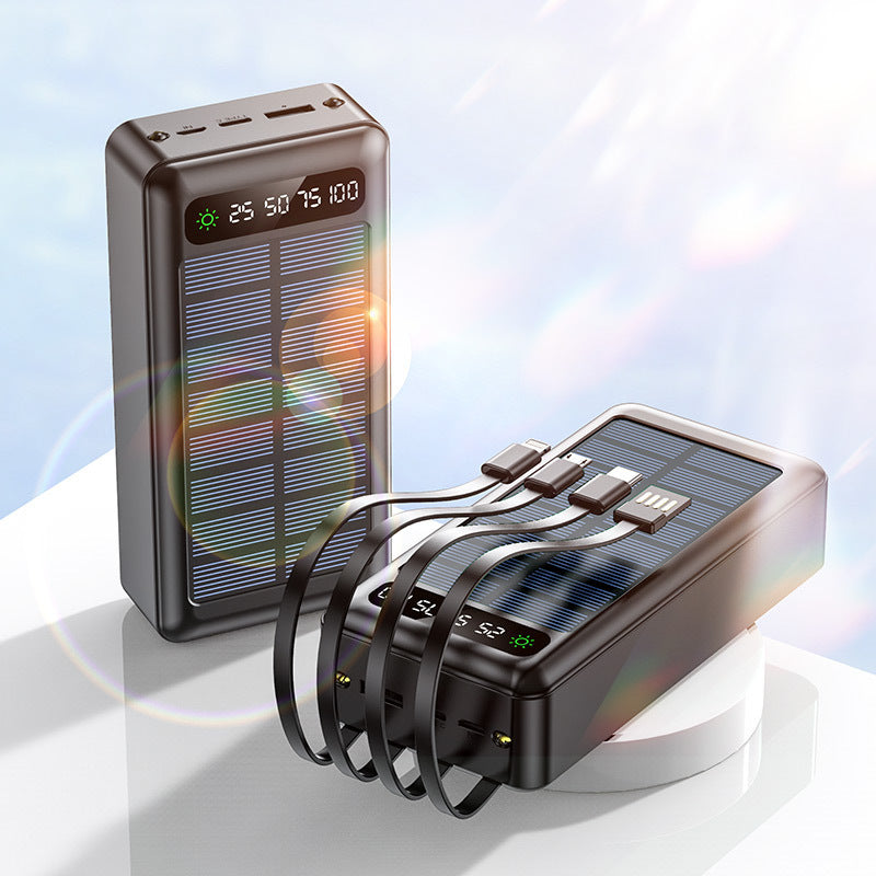 Solar With Cable Power Bank