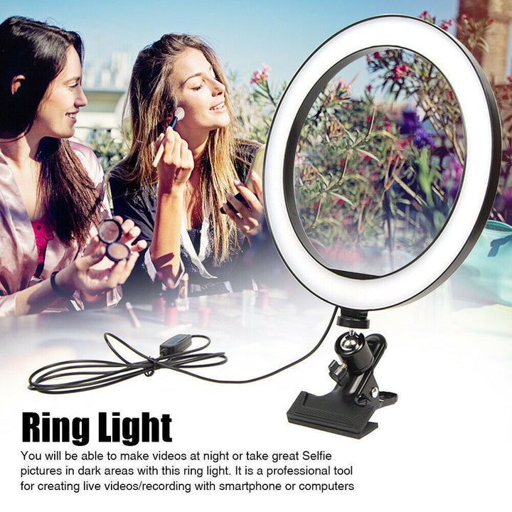 Live Ring Light Fixing Clip 6-10 Inch Selfie Light