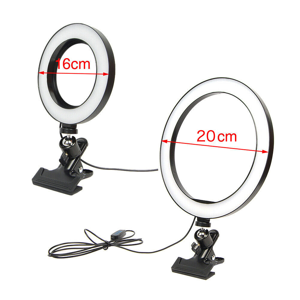 Live Ring Light Fixing Clip 6-10 Inch Selfie Light