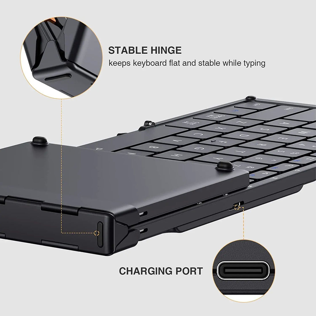 Folding Keyboards With Numeric Keypad