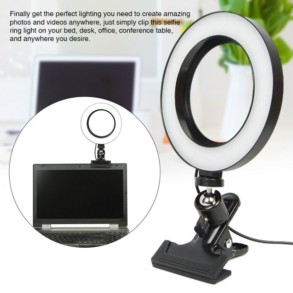 Live Ring Light Fixing Clip 6-10 Inch Selfie Light