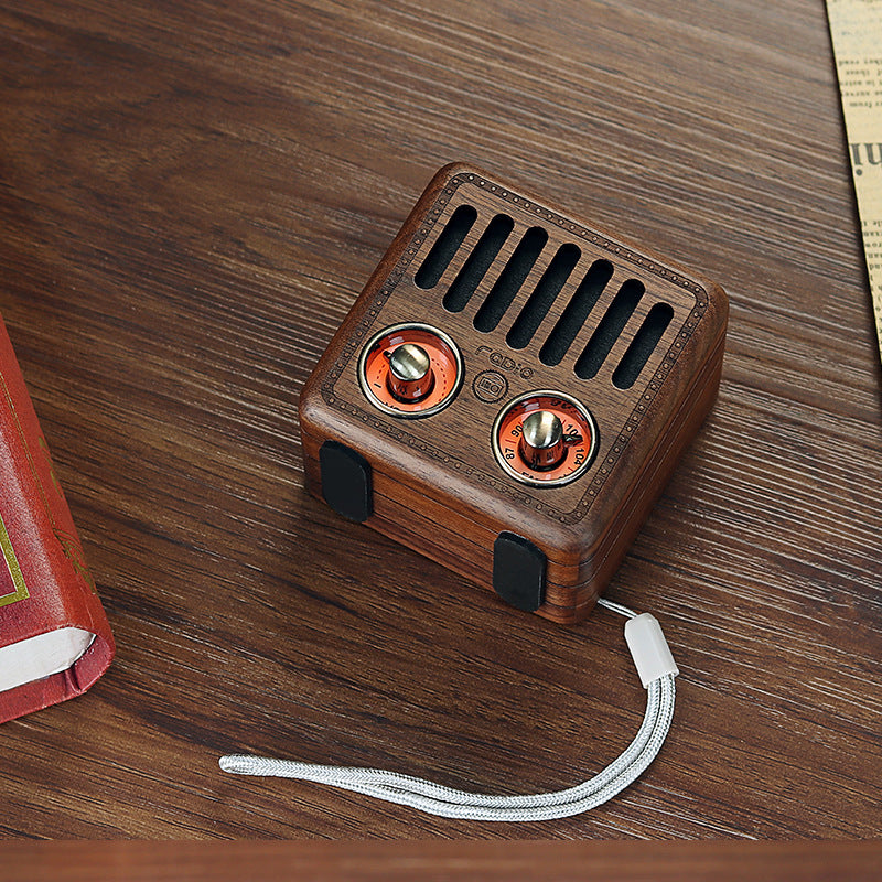 Wooden Bluetooth Speakers Retro