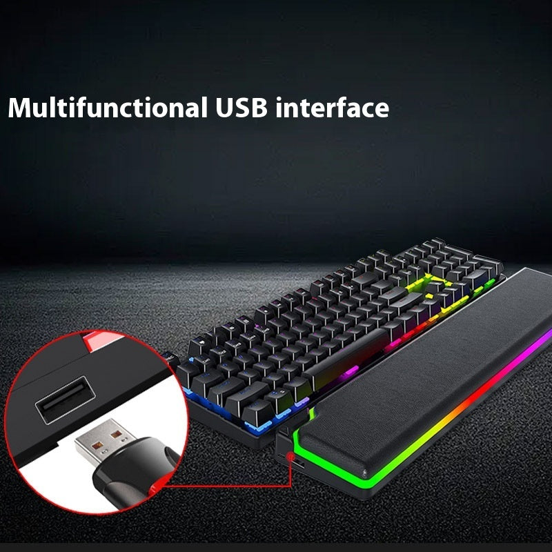 RGB Keyboard Support Wristband