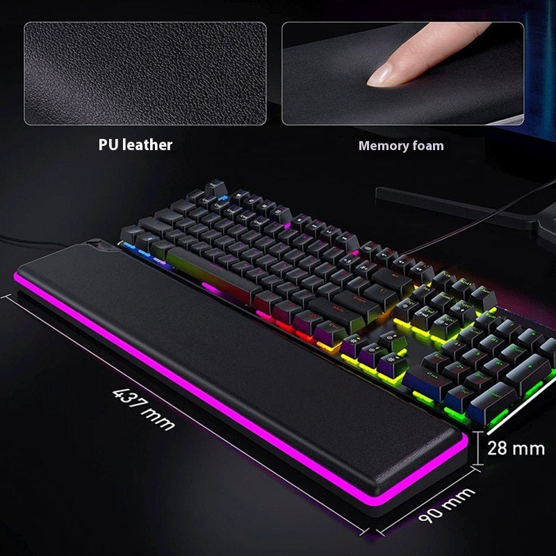 RGB Keyboard Support Wristband