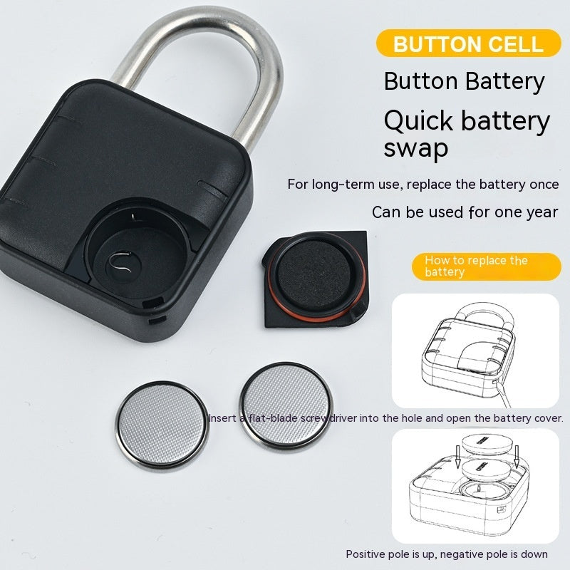 Fingerprint Lock Padlock Household