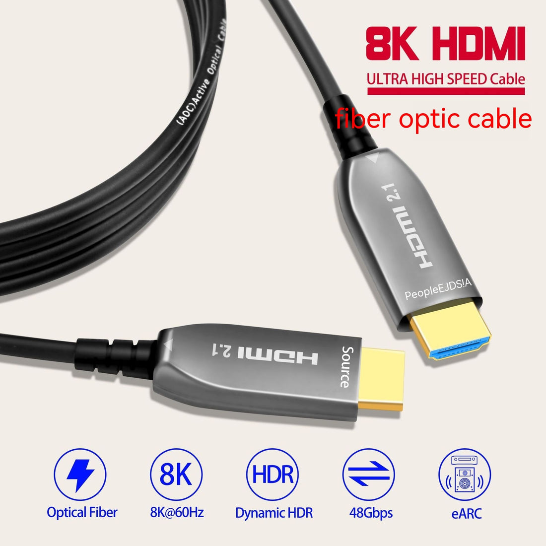 Optical Fiber HDMI High-definition Cable