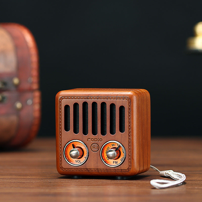 Wooden Bluetooth Speakers Retro